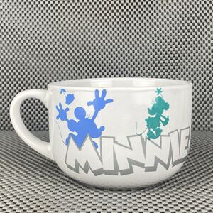 Disney Mickey and Minnie Mouse Coffee Mug White Ceramic Cup